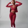 'Burgundy' 2-Piece Jumpsuit - Burgundy