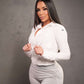 'SHIFT' Cropped Hoodie